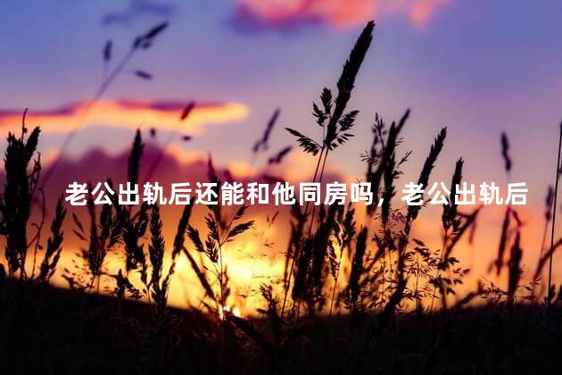 老公出轨后还能和他同房吗，老公出轨后还能和他同房吗